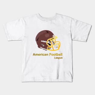 Helmet used in American football Kids T-Shirt